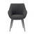 Simpli Home - Briar Mid-Century Modern Faux Leather Dining Chair - Distressed Charcoal