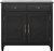 Simpli Home - Connaught Traditional Solid Wood Entryway Storage Cabinet - Black