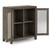 Simpli Home - Cosmopolitan Low Storage Cabinet - Farmhouse Grey