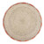 Simpli Home - Edgeley Round Pouf - Coral and Natural