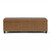 Simpli Home - Kingsley Rectangular Bonded Leather Bench Ottoman With Inner Storage - Burnt Umber Tan