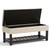 Simpli Home - Saxon Storage Ottoman Bench - Satin Cream