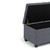 Simpli Home - Sienna Storage Ottoman Bench - Slate Gray