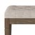 Simpli Home - Waverly Small Tufted Ottoman Bench - Natural