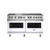 Viking - 5-Series Dual Fuel Self-Clean 60"W Sealed Burner Range - White