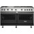 Viking - Professional 5 Series 8 Cu. Ft.  Freestanding Double Oven LP Gas Convection Range - Cast Black