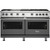 Viking - Professional 5 Series 8 Cu. Ft.  Freestanding Double Oven LP Gas Convection Range - Damascus Gray