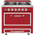 Viking - Tuscany 3.8 Cu. Ft. Freestanding Dual Fuel True Convection Range - San Marzano Red