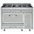 Viking - Tuscany 6.2 Cu. Ft. Freestanding Double Oven Dual Fuel True Convection Range - Artic Gray