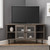 Walker Edison - Modern Corner TV Stand for Most TVs Up to 52" - Grey Wash