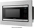 Samsung - 30" Trim Kit for MS19M8000AS Microwave - Stainless Steel