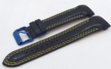 Vostok Europe N1 Rocket-Radio Room Leather Strap 22mm Blue/Yellow-N1RR.22.L.P.Bu.Y