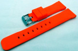 Bracelet en silicone classique Moscou 22 mm orange-mc.22.sso
