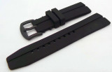 Vostok Europe Almaz Silicon Strap 22mm Black-ALM.22.S.B.B