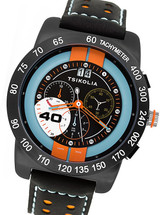 Tsikolia Swiss Racing Chronograph Watch Black