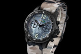 Iron Wolf militair chronograaf horloge met parelmoer P714305