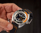 Ocean Crawler Core Diver GMT - Black/Orange