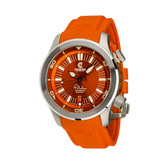 Ocean Crawler Paladino WaveMaker Orange Automatic watch 3-strap kit 