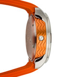 Ocean Crawler Paladino WaveMaker Orange Automatic watch 3-strap kit 