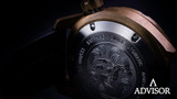 SUPA Diver Bronze Automatic Watch with Swiss Movement Blue Ocean