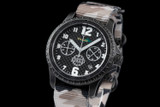 Esempio di orologio cronografo militare Iron Wolf in fibra di carbonio p715303s