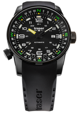 traser P68 Pathfinder Swiss-Made Tritium Automatic-Watch Black 109741