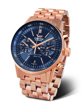  Vostok-Europe Horloge Gaz Limo Tritium Chronograaf op Armband 6S21-565B596B