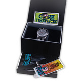 Core-timepeices fury automaat gmt titanium diep paars