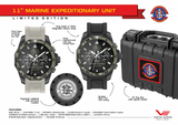 exclusief r2a-horloge van de 11e marine-expeditie-eenheid