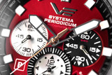 Vostok-Europe systema periodicum fosfor mecha-kwarts chronograaf horloge vk67-650e724