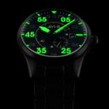 AVI-8 Spitfire Type 300 Automatic Watch Midnight Chrome AV-4073-33