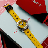 Spinnaker croft 3912 gmt edizione limitata giallo crepuscolo sp-5130-33