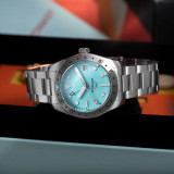 Spinnaker croft 3912 gmt aqua marineblauw horloge in beperkte oplage sp-5130-22
