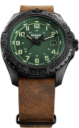 Pre=Loved Traser P96 OdP Evolution Green Orologio Tritium di fabbricazione svizzera 109038-PO