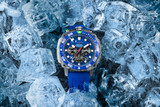 Échantillon de magasin Vostok-Europe systema périodique hydrogène montre chronographe méca-quartz vk67-650a720-ss