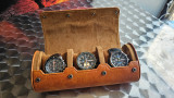 ​Unpack Your Adventures: Free R2AWatches 3-Watch Travel Roll with ChronoBux Rewards