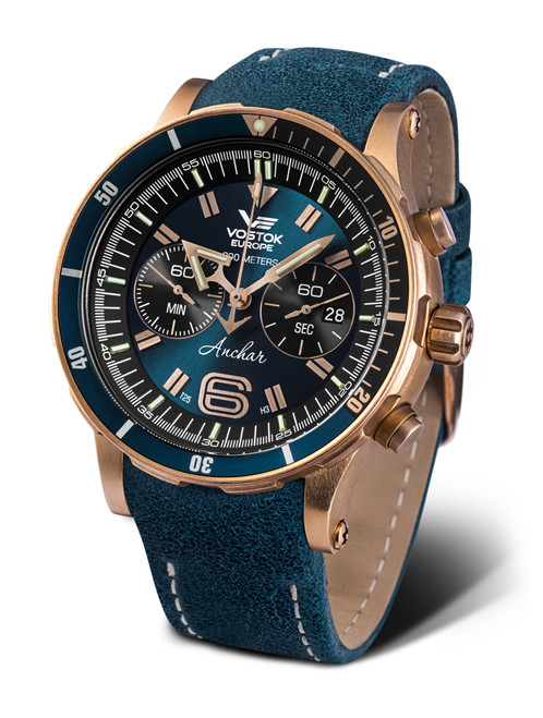Vostok-Europe Anchar Dive Chronograph Watch 6S21/510O586 (6S21/510O586)