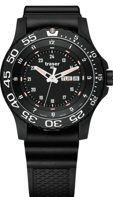 traser P66 Elite Red Swiss-Made Tritium Watch 100378