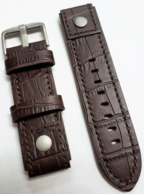 Trans-Siberian Oxblood Leather Strap
