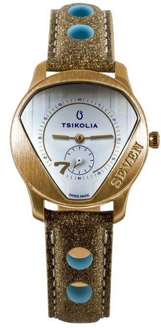 Tsikolia Ladies Seven Limited Edition Gold With White