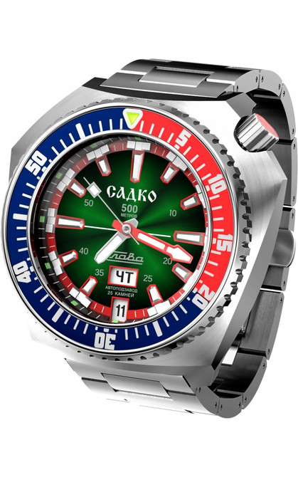 Slava Sadko Automatic Watch In-House Movement 5007169/100-2427