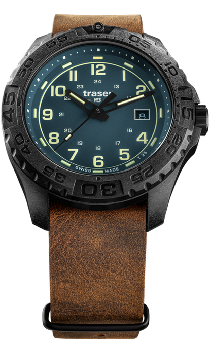 traser P96 OdP Evolution Petrol Swiss-Made Tritium Watch 109040