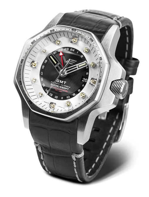 Vostok-Europe Atomzeitalter Enrico Fermi Automatik-GMT-Uhr NH34-640A702