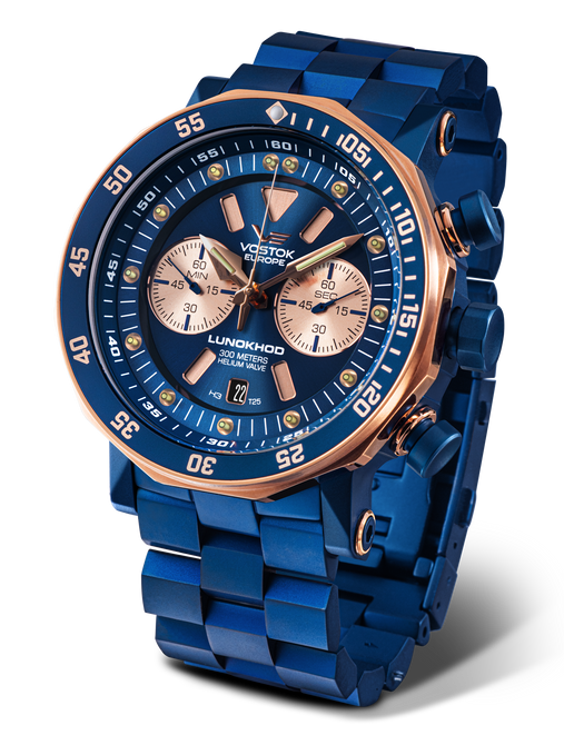 Vostok Europe Lunokhod-2 Grand Chronograph Watch on bracelet 6S21-620E631B