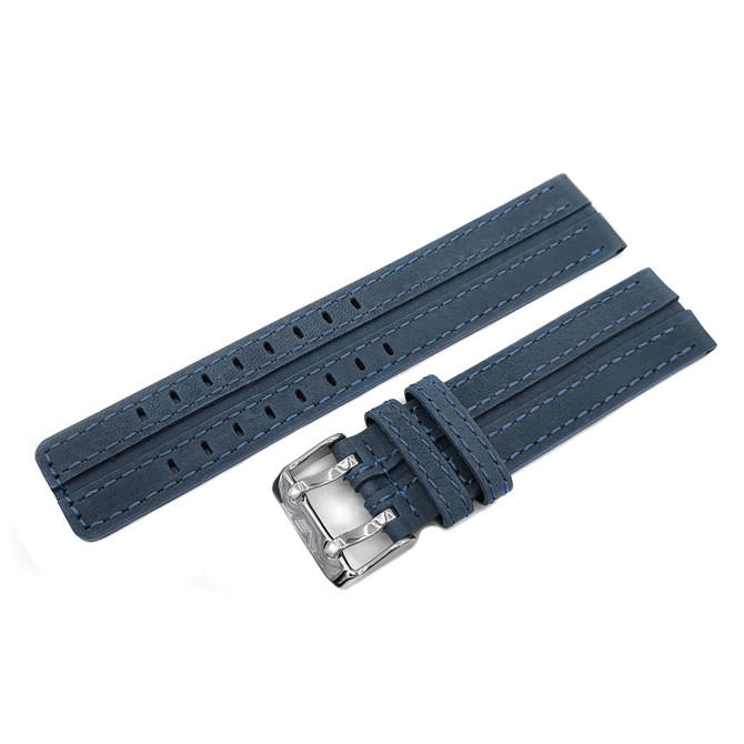 Vostok-Europe Compact Expedition North Pole Leather Strap 22mm Blue