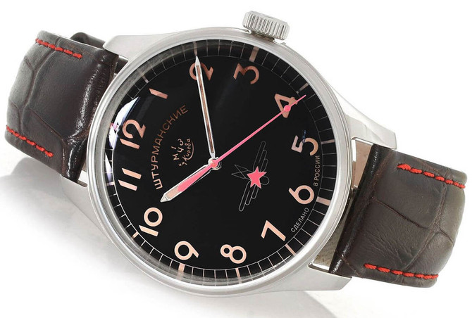 Reloj mecánico conmemorativo de edición limitada de Sturmanskie Gagarin de segunda mano 2609/3705124-po