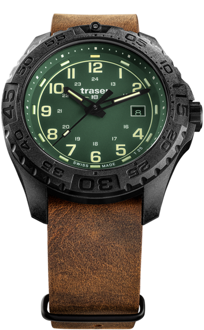 Pre=Loved traser P96 OdP Evolution Green Sveitsisk-laget Tritium Watch 109038-PO