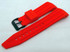 Vostok europe bracelet en silicone mriya 24mm rouge-mry.24.sbr