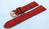 Cinturino in pelle Vostok Europe n1 da donna 20 mm rosso-lad.20.lrr-opaco