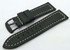 Moscow Classic Leather Strap 24mm Black/White-MC.24.L.B.Bk.W